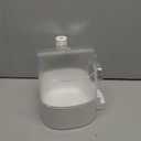 Hamster Sand Bath Container Box Large Space Hamster Bathtub Digging Sand Container for Pygmy Hamsters, Chinchilla, Rats, Mice, Gerbils, Other Small Animal (White)