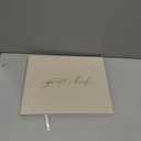 Personalized Wedding Guest Book-for Wedding Reception and Various Celebrations Including Birthday Parties, Anniversaries, Baby Showers-100 Blank Pages for Guest Signatures and Photo Displays (Beige)