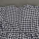 chouyatou Women's Retro Lantern Puff Sleeve Plaid Dress Gingham Swing Tiered Midi Long Dress (XX-Large)