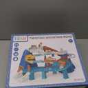 TEMI Boys Dinosaur Race Track Playset, Kids Car Garage Parking Adventure Toy with 10 Mini Cars, Educational Toy Ramp Playset for 3 4 5 7 8 Year Old Toddler Boys Preschool Girls