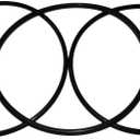 2 x Pentek 151122 Compatible Replacement Oring - Big Blue Style Water Filter Housings (3 Pack) - Buna-N Nitrile Rubber - Packaged Flat and Not Twisted Together - by Better H2O Products Inc.