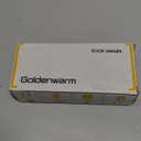 goldenwarm 3 Pack 4 Inch Oil Rubbed Bronze Self Closing Door Hinges with 5/8'' Radius Corners - Adjustable Tension Soft Close Hinges for Interior/Exterior Doors, Durable & Quiet Closure