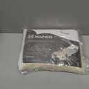 Beige Pinch Pleated Sheer Curtains 120 Inches Long for Living Room Ceiling to Floor Light Filtering Pleated Drapes with Adjustable Hooks Soft Touch 10ft Curtains, Beige, 42"W x 120"L, 2 Panels