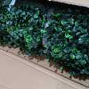 Artificial Boxwood Panels,20"x 20"(26P) UV-Anti Faux Grass Panels for Interior Wall, Greenery Backdrop,Garden and Indoor Outdoor Plant Wall&Fence Covering Privacy for Backyard Decor