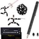 Fidget Pen, Decompression Magnetic Fidget Toy Pen, Magnet Pen Fidget Toy Relieve Pressure Novel Toy Gift for Kids or Friends! (Black)