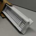 Linear Bar Air Grille 24" X 4", Aluminum Air Supply/Return Grilles,Easy Air Flow,Removable Grille/Door-HVAC Air Vent Cover,White[Outer Dimensions: 24.8"w X 4.8"h]