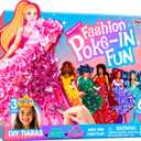 JOVA Klever Kits Poke in Fun Art Crafts for Kids Ages 4-8, Princess Dress-up, Art Activities, DIY Craft Kits, Birthday Gifts for Girls Ages 4 5 6 7 8+ (small to medium)