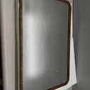 Bathroom Mirror, Vanity Mirrors 18x26 Inch, Wood Brown Wall Mirrors Living Room Hallway Dresser,Farmhouse Rustic Home Decor