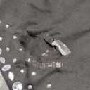 Nagfar Women Sexy Rhinestones Strapless Black Dress Cut Out Curves Elegant Party Evening Long Dress﻿﻿(SK3379-Black-S)