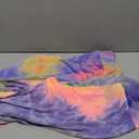 ROSA JUNIO Comfy Pajama Pants for Women Casual Drawstring Floral Palazzo Lounge Pants Stretch Wide Leg Bottoms (Medium, 2 Pack(#1+#6))