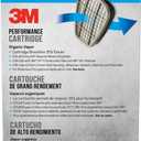 3M Organic Vapor Performance Cartridge, 3 Pairs, For Use With 3M 6000, 6500 & 7500 Series Facepieces, NIOSH-APPROVED OV For Use Against Certain Organic Vapors, Easy-To-Attach Design (6001P3-DC)