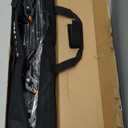 EMART Backdrop Stand 10x7ft(WxH) Photo Studio Adjustable Background Stand Support kit with 2 Crossbars, 8 Clamps, 2 Sandbags and Carry Bag for Parties, Events Decoration, Wedding, Photography (Black)