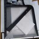 Natwind Large Printer Stand,24''x20''x29''Printer Table with Adjustable Storage Shelf,3 Tier Rolling Printer Cart with Wheels,Home Office Multifunctional Shelves for Heat Press (Black)