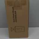 UpgradedSemi Flush Mount Ceiling Light, Black Industrial Ceiling Light Fixtures, Farmhouse Light Fixture for Hallway Stairway Garage Living Room Dining Room BalconyNot waterproof, Not for Outdoor