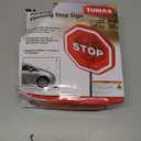 Parking Garage Flashing Stop Sign - Stop Sign, Adjustable Height Parking Assist, LED Garage Car Stop Indicator, 1-Pack