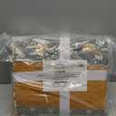 Lush Decor Royal Empire Reversible Cotton Quilt Set, 3 Piece Set King, Yellow & Gray - Striped Bedding Set - Floral Quilt King Size - Boho Decor