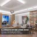 MY BEAUTY LIGHT White LED Strip Lights, 16.4ft Dimmable LED Light Strip with RF Remote, 300 Bright 6500K 2835 LEDs, Strong Adhesive LED Tape Light with Timing Mode for Mirror Bedroom Kitchen Cabinet