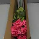 Fake Geraniums Artificial Flowers for Outdoors, 6 Bundles Silk Geraniums Flowers Realistic UV Resistant Fake Plants Faux Flowers for Outside Planters Front Door Garden Balcony Yard Porch Indoor, Mix