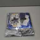 Vlipoeasn 12th Birthday Decorations Set for Boys Girls, 35PCS Black Blue 12 Year Old Birthday Backdrop Banner, Black Blue Bruh I'm 12 Party Supplies