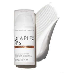Olaplex Nº. 6 Bond Smoother: Leave-In Styling Treatment | Smooths, Conditions, & Strengthens | Frizz Control for Up to 72 Hours | For Coily, Curly, Straight, and Wavy, 100 mL / 3.3 Fl. Oz.