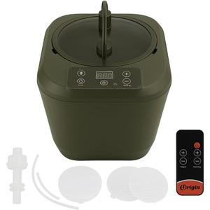 5L Sauna Steamer with Larger Volume and More Steam Output, Fcc Certified 5L & 2000W Steam Generator, Sauna Steamer Machine with Remote Control, Portable Sauna Steamer, Black