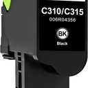 Remanufactured C310 C315 Toner Cartridge Replacement Ink 006R04356 for Xerox C310 C315(1-Pack Black)