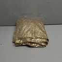 ShinyBeauty Sequin Backdrop 7ftx7ft Light Gold | Sparkle Drapes for Photoshoots & Parties | Glitter Fabric Background for Elegant Events | Perfect for Happy Birthday Celebrations