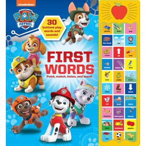 PAW Patrol Chase, Skye, Marshall, and More! First Words 30-Button Sound Book Great for Early Learning PI Kids