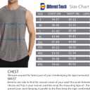 Different Touch Mens 2 Pack Active Gym Workout Sleeveless Shirts Quick Dry Crew Neck Muscle Tank Top (XL)