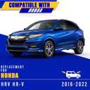 3 wipers Replacement for 2016-2020 2021 2022 Honda HRV HR-V, Windshield Wiper Blades Original Equipment Replacement - 26"/18"/10" (Set of 3) U/J HOOK