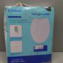 Hibbent Premium Elongated Toilet Seat with Quiet Close, One-Click to Quick Release, Installation Non-Slip Seat Bumpers, Slow Toilet Seat and Cover, Cleaning-White Color
