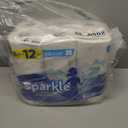 Sparkle Pick-A-Size Paper Towels, Spirited Print Design, 6 Double Rolls (660 Sheets Total) - Strong 2-Ply Towels for Kitchen Cleanup and Everyday Messes