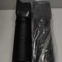 2 Pack Black-Rain Gutter Downspout Extensions, Downspout Extender for Rainwater Drainage Flexible, Down Spout Drain Extension Pipe, Extendable from 21 to 62 Inches (Fit 3"x 4" downspouts)