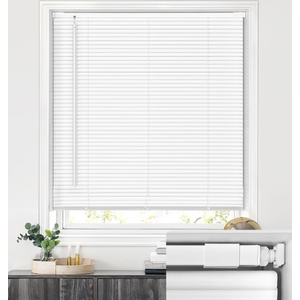 LazBlinds No Drill Vinyl Mini Blinds, 22" W x 36" H, White
S-Shaped Slats Create a Tighter Seal, Ideal for Bedrooms, Kitchens & Bathrooms