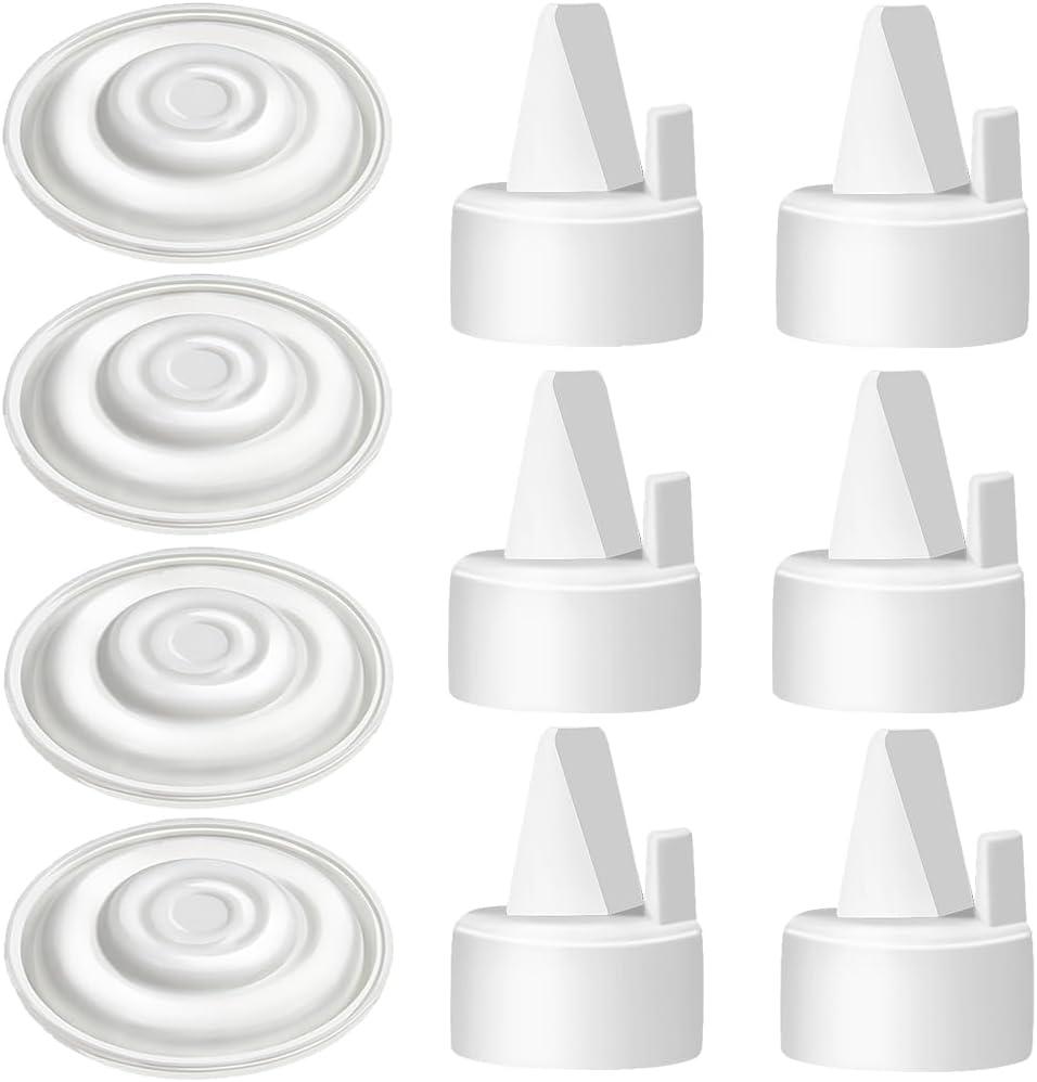 Duckbill Valves and Silicone Membrane Compatible with Spectra S1/S2/9 Plus/Synergy Gold, Replace Pump Parts for Spectra Duckbill Valve S2 Accessories