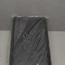 TIPGO Bathroom Trash Can with Lid, 4 Gallon / 15 Liter Small Garbage Can, Press Top Bin, Plastic Wastebasket with Pop-Up Lid for Bedroom, Living Room, Office (Black)