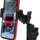 Nilkatss Aluminum Alloy Phone Mount for 2024+ Jeep Wrangler JL/JLU/4XE & Gladiator JT, 360 Adjustable 2024-2025 Wrangler Cell Phone Holder, Fits Secure 4.7"-6.8" Phone Including iPhone/Samsung