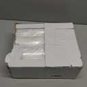 TYPLASTICS 45-48 Gallon Clear Trash Can Liners - 43" x 48" - High Density Garbage Bags - 200 Pack - Multipurpose for Office, Yard, Recycling, Industrial and Commercial