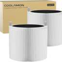 511i MAX Replacement Filter Compatible with BLUEAIR HEPASilent Air Cleaner, Blue Pure F5MAX, Model Blue Pure 511i Max, 2 Pack