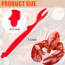 50Pcs Crab Legs Crackers, Crackers Picks Tools Crab Cracker and Tool for Lobster Crayfish, Easy Opener Shellfish Picks Knife, Seafood Tool