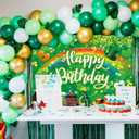 3 x St.Patrick's Day Birthday Backdrop Banner Lucky Green Shamrock Lrish Rainbow Photography Background Spring St. Patrick's Day Birthday Party Decorations Kids Baby Shower Photo Booth (7X5FT)