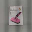 Swihauk Self Cleaning Slicker Brush for Dogs & Cats - Skin Friendly Grooming, Deshedding, Hair Removal for Puppies & Long/Short Haired Pets, Pet Supplies Accessory, Pink