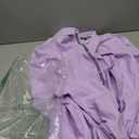 Lion Nardo Oxford Shirts for Mens Long Sleeve Dress Shirts Business Casual Button Down Shirts Untucked Shirts for Men Lavender, Size 3XL