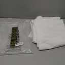 Fresh Ideas Eyelet Bed Skirt, Ruffled Design, 14 Inch Drop, Embroidered Scalloped Edge, Twin, White