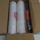 JARLINK Stretch Film, 15 Inch x 1000 Feet Shrink Wrap for Pallet Wrap, Industrial Strength Stretch Wrap with Handles, Moving Wrapping Plastic Roll, 60 Gauge, 2 Pack, Clear