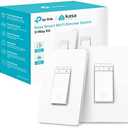 Kasa Smart 3 Way Dimmer Switch KIT, Dimmable Light Switch Compatible with Alexa, Google Assistant and SmartThings, Neutral Wire Needed, 2.4GHz, ETL Certified, No Hub Required, White (KS230 KIT v2)