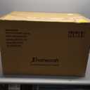 Homecraft Deluxe Bariatric Drop Arm Commode, 1000 lb Weight Capacity, Extra Wide Seat with Adjustable Height, Bedside or Over Toilet Use, Drop Arms for Easy Transfers, Includes Splash Guard & Bucket