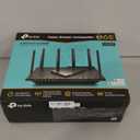 TP-Link AXE5400 Tri-Band WiFi 6E Router (Archer AXE75), 2025 PCMag Editors' Choice, Gigabit Internet for Gaming & Streaming, New 6GHz Band, 160MHz, OneMesh, Quad-Core CPU, VPN & WPA3 Security