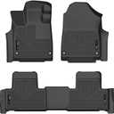 Husky Liners Weatherbeater Floor Mats | Fits 2022-2025 Acura MDX | Front & 2nd Row, 3-pc Black - 95181