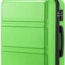 Kono 20'' Carry on Luggage Lightweight with Spinner Wheel TSA Lock Hardside Luggage Airline Approved Carry on Suitcase Apple Green